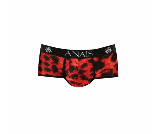 ANAIS MEN SAVAGE Sporty Briefs XL Red Animal Print Microfiber