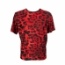 Anais Men Savage Red Microfiber Animal Print T-Shirt Size S