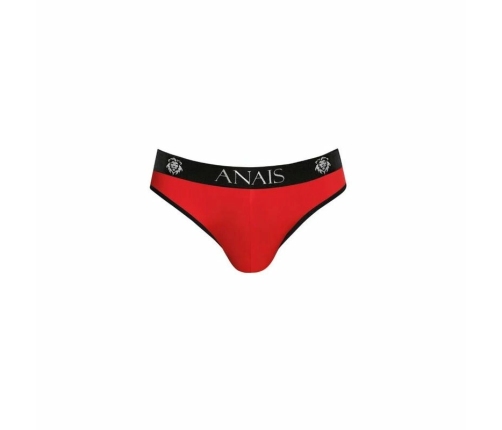 ANAIS Men SOUL Slip S - Red Microfiber Briefs with Black Trim