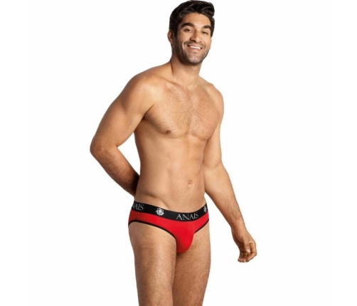 ANAIS Men SOUL Slip S - Red Microfiber Briefs with Black Trim