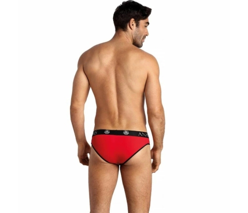 ANAIS Men SOUL Slip M Red-Black Microfiber Comfort Briefs