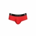 ANAIS SOUL Jock Bikini XL - Red Microfiber, Open Back, Comfort Fit