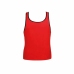 ANAIS MEN SOUL Sleeveless Microfiber Top S Red-Black Trim