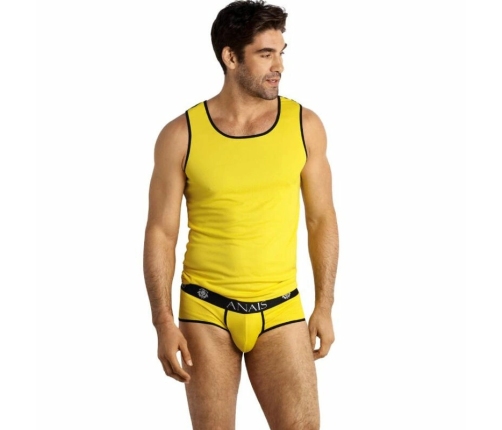 ANAIS MEN Tokio Top S Yellow - Sleeveless Modern Modal Shirt