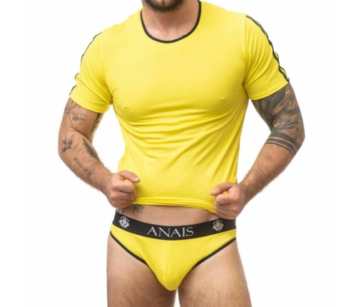 Anais Men TOKIO Yellow T-Shirt Modal Blend, Size M, Slim Fit