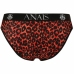 ANAIS MEN Tribal Slip XL Red Microfiber Animal Print Briefs