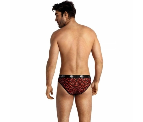 ANAIS MEN Tribal Slip XL Red Microfiber Animal Print Briefs