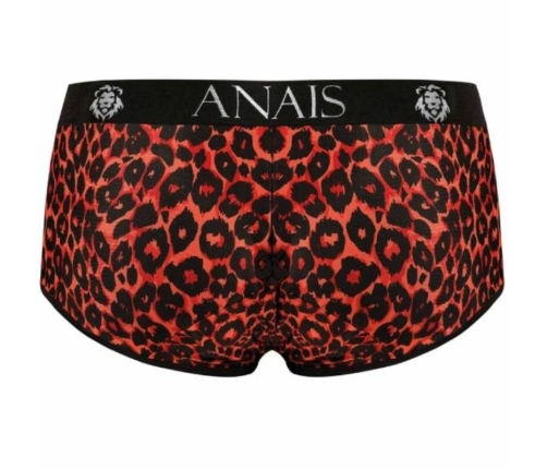 ANAIS MEN Tribal Brief S - Sporty Red Microfiber Animal Print Underwear