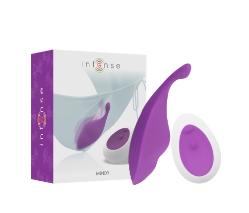 Intense Mindy Panty Purple Remote Control - Ergonomic Silicone Wearable Model