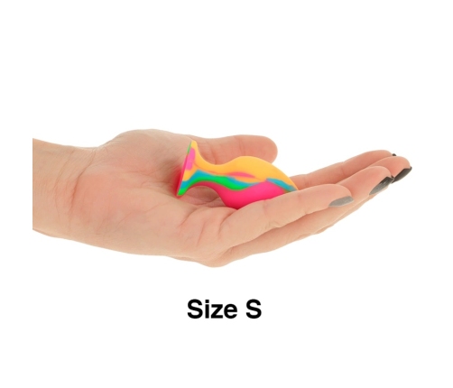 Intense Multicolor Silicone Plug Set - 3 Sizes, Ergonomic Design