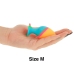 Intense Multicolor Silicone Plug Set - 3 Sizes, Ergonomic Design