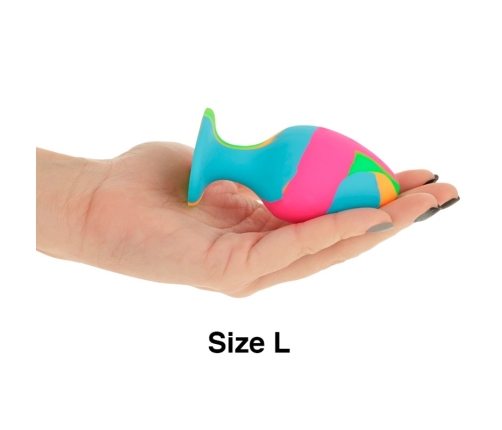 Intense Multicolor Silicone Plug Set - 3 Sizes, Ergonomic Design