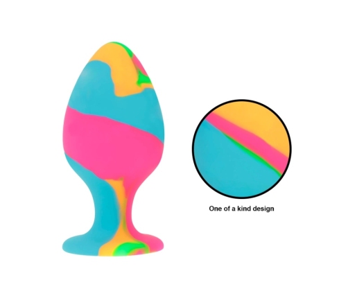 Intense Multicolor Silicone Plug Set - 3 Sizes, Ergonomic Design