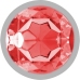 Intense Aluminum Metal Plug S Red Crystal - Elegant Jewel Design