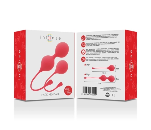 INTENSE - BOLAS KEGEL PACK KENDALL ROJO