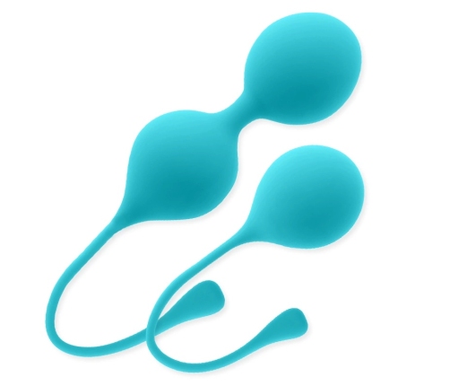 Intense Pack Kendall Blue Kegel Training Balls Set - Silicone, 28g & 50g