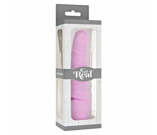 Get Real Mini Classic Slim Pink - Discreet Vibrating Device, Compact Size