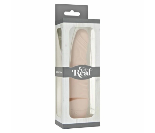 Get Real Mini Classic Slim Vibrator Skin Tone - Compact Multispeed Model