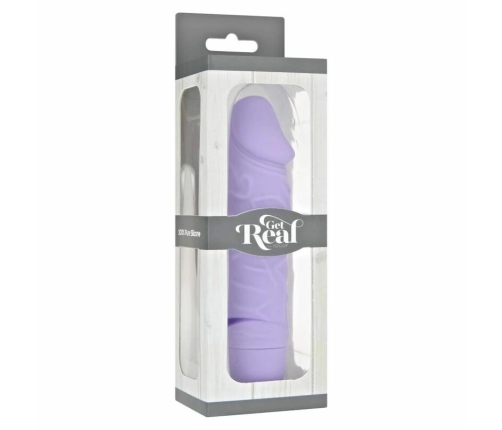 Get Real Mini Classic Vibrator Purple - Compact Multi-Speed Model