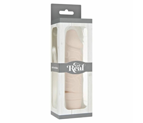 Get Real Mini Classic Vibrator Skin Tone Silicone Compact Model