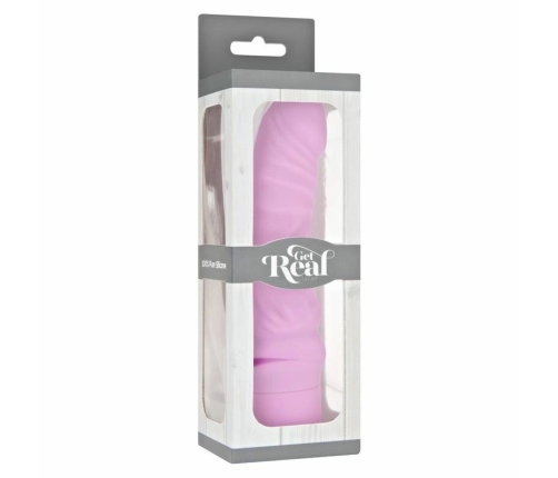 Get Real Mini Classic Curved Vibrator Pink - Ergonomic Silicone Design