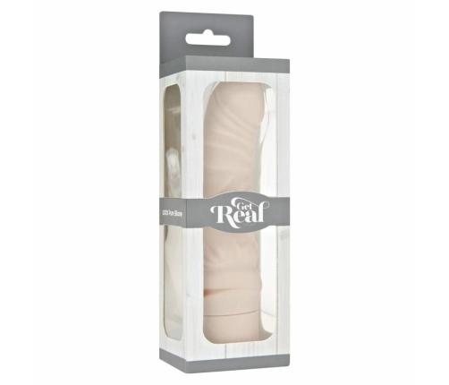 Get Real Mini Classic G-Spot Vibrator Skin Tone, Ergonomic Silicone