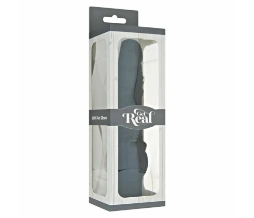 Get Real Classic Stim Black Multi-Speed Intimate Massager Silicone