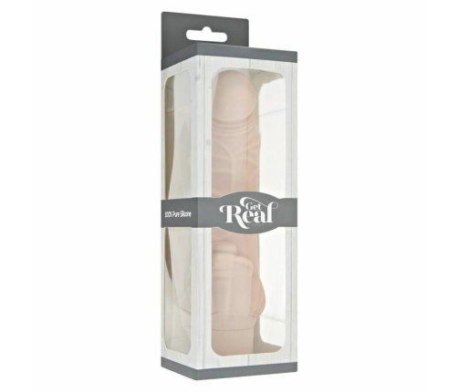 Get Real Classic Stim Vibrator Skin - Anatomical Shape, Multispeed, Silicone