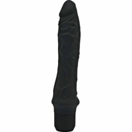GET REAL Classic Large Black Silicone Vibrating Model 24.9 cm