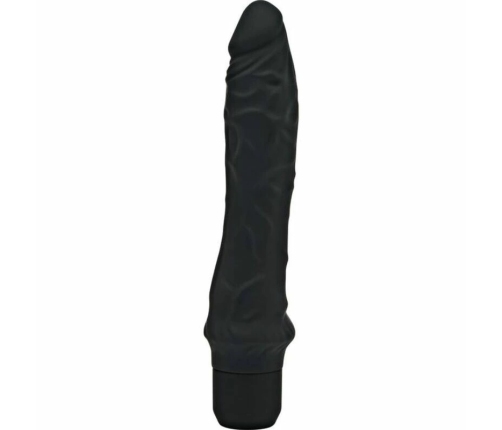 GET REAL Classic Large Black Silicone Vibrating Model 24.9 cm
