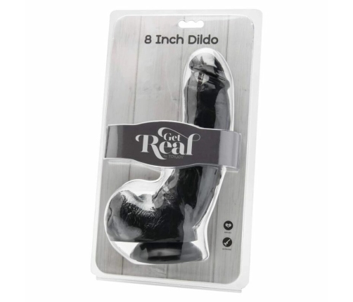 Get Real Black Intimate Machine 20.5 cm Anatomical Model PVC