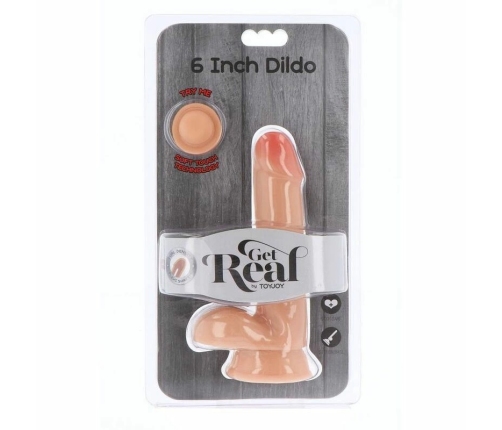Get Real Dual Density Model 17 cm with Suction Base, Skin Tone