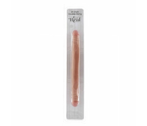 Get Real Dual-Ended Intimate Device 35 cm Skin Tone Flexible PVC