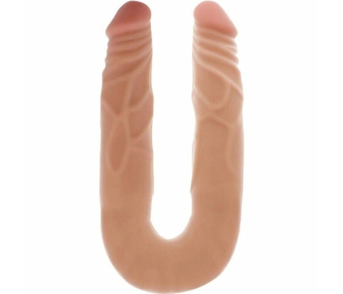 Get Real Dual-Ended Intimate Device 35 cm Skin Tone Flexible PVC