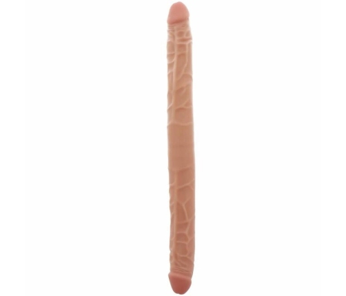 Get Real Double Dong 40 cm Skin - Flexible Dual-Ended Model, PVC