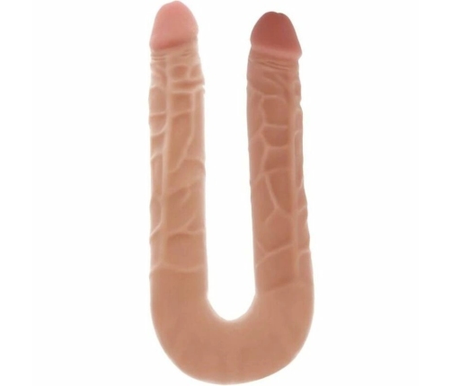 Get Real Double Dong 40 cm Skin - Flexible Dual-Ended Model, PVC