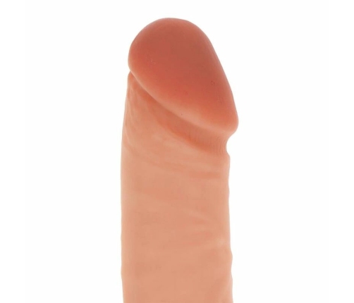 GET REAL - DILDO SILICONA 20,5 CM CON TESTÍCULOS NATURAL