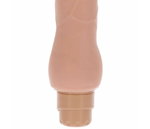 Get Real Dual Density Smooth Vibrator Skin-Tone, Multi-Speed TPE Model