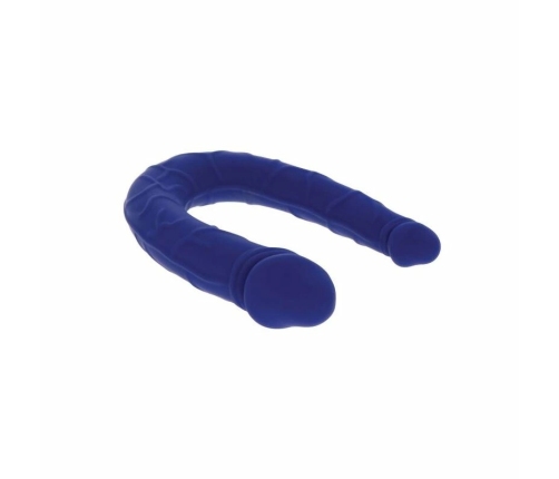 Get Real Mini Double Model Blue - Anatomical Silicone U-Shape 16 cm