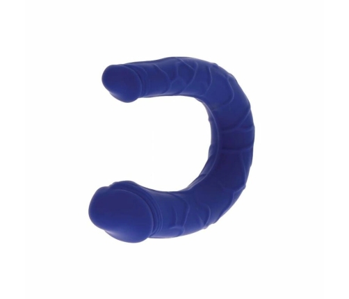 Get Real Mini Double Model Blue - Anatomical Silicone U-Shape 16 cm