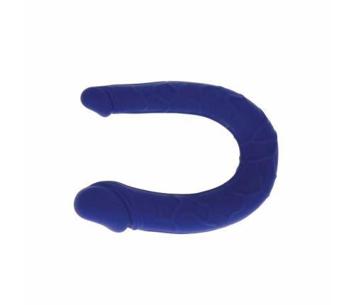 Get Real Mini Double Model Blue - Anatomical Silicone U-Shape 16 cm