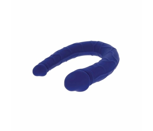 Get Real Mini Double Model Blue - Anatomical Silicone U-Shape 16 cm