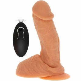 Get Real Silicone Vibrating Model with Suction Base Skin Tone