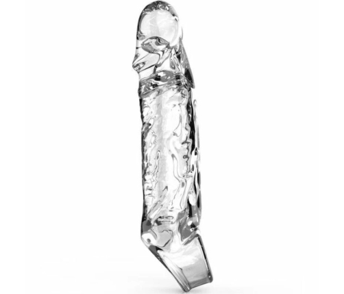 Get Real Extension Sleeve Medium Transparent TPE Anatomical Cover