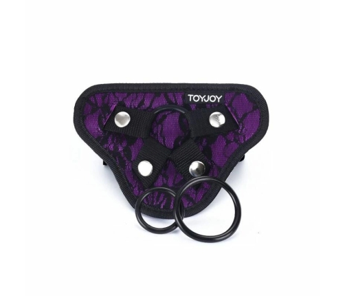 Get Real Adjustable Lace Strap Harness Purple - Universal Size
