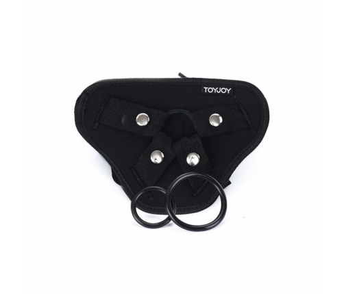 Get Real Deluxe Adjustable Harness Black - Universal System, Padded Comfort