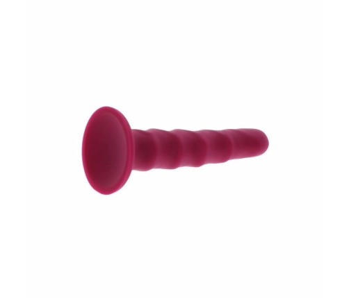 Get Real Ribbed Model 12 cm Red - Silicone Intimate System
