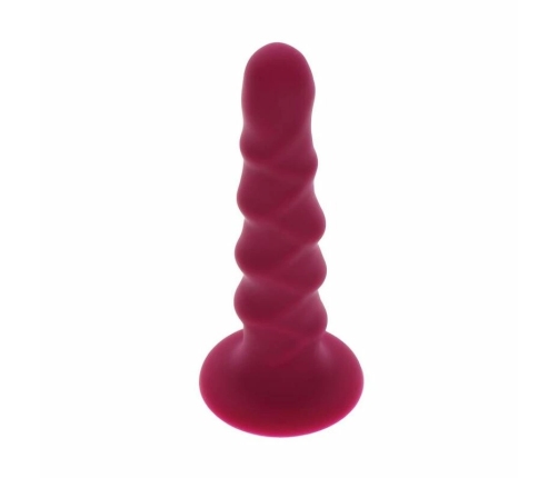 Get Real Ribbed Model 12 cm Red - Silicone Intimate System