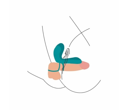 XOCOON Couples Vibrating Ring Green - Flexible Design for Partners