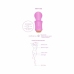 XOCOON Traveller Wand Fuchsia - Rechargeable Massage Device, 6 Modes